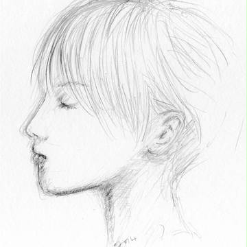 横顔