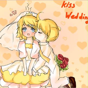 Kiss Wed ding Rin Len