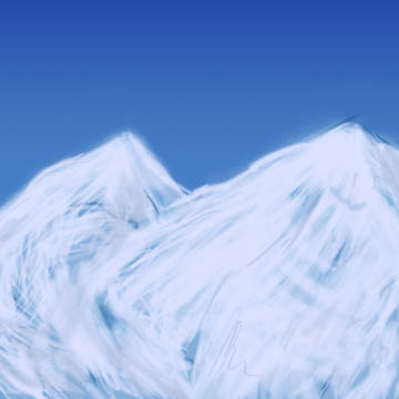 遊戲背景(白天雪山)