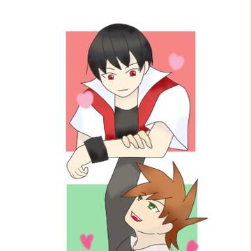 【再投稿】ペアアイコンが流行っているようなので