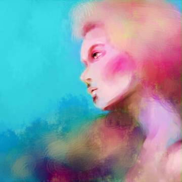 青