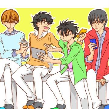 【テニプリ】次期部長ズ(｀・ω・´)205号室でシャツコーデ