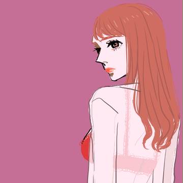 透ける背中