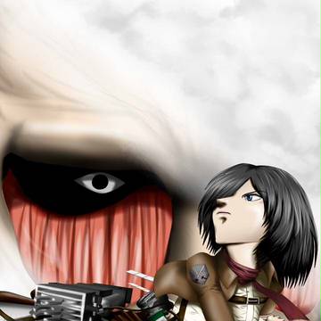 進撃の巨人よりミカサ
