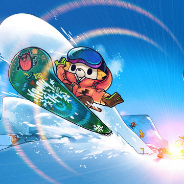 skiing