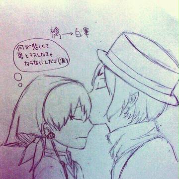 #一番目にリプきたキャラに二番目にリプきたキャラへキスさせる