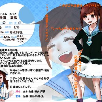 【月鐘】藤浪　夏希【住民票】