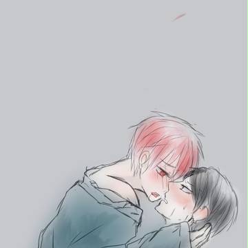 えっちぃ雰囲気の虹赤
