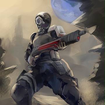 砂漠の兵士