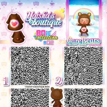 ケアベア テンダーハートベア とびだせ どうぶつの森 QRコード