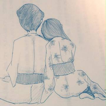 寄り添う