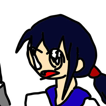 がんばって描いた吹雪