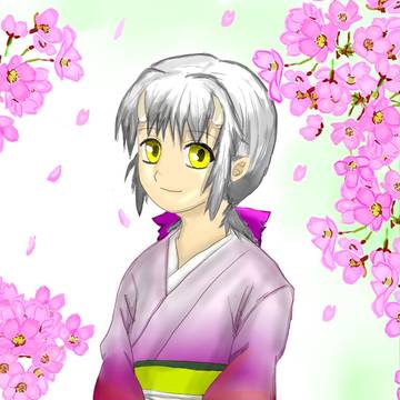 鬼千鶴と桜