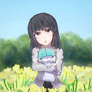少女と色ラルトス