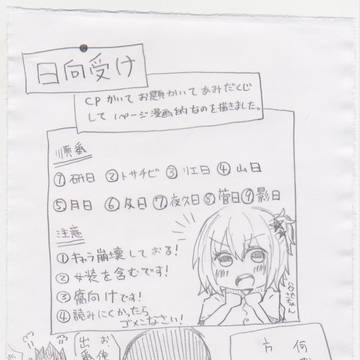 【ＨＱ!!】日向受けであみだくじして描いた【腐向け】