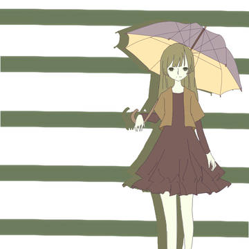 悲伤的少女