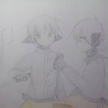 田中君と山口さんん (＾ω＾)