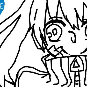 エネ　線画