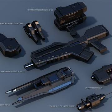 Redeye III Weapon Set