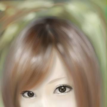 女性 ポートレート風 似顔絵