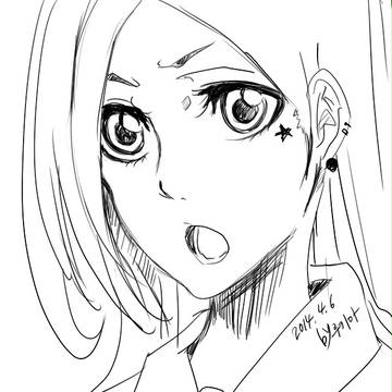 ルキアさんの 長い髪