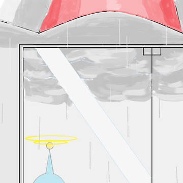 雨宿り