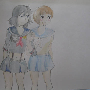 青い花風　流マコ　完成