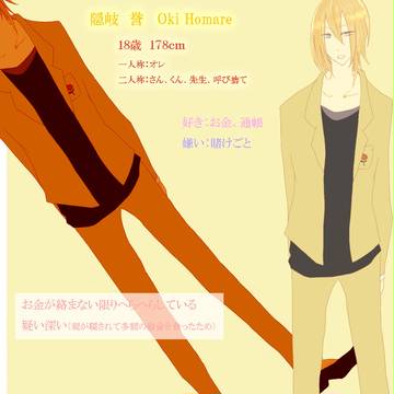 【大罪学】隠岐　誉【キャラシ】