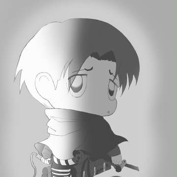 寂しそうなリヴァイくん…