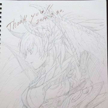 リディアのイラスト（別バージョン）