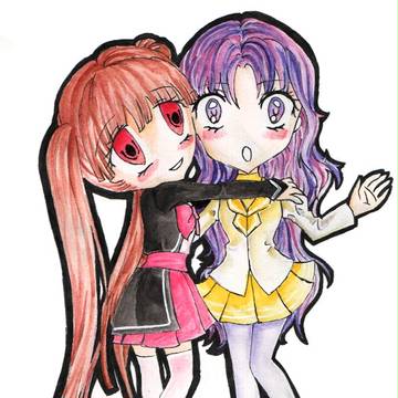 Ayumi and Rei chibies
