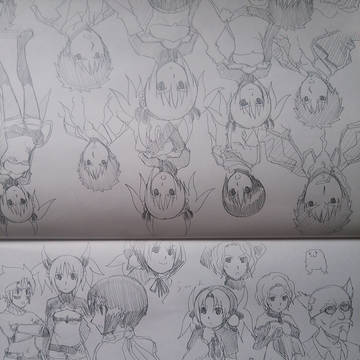 ひさびさの落書き(‐｀ω´‐)yー┛~