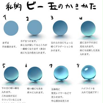 私的ビー玉メイキング