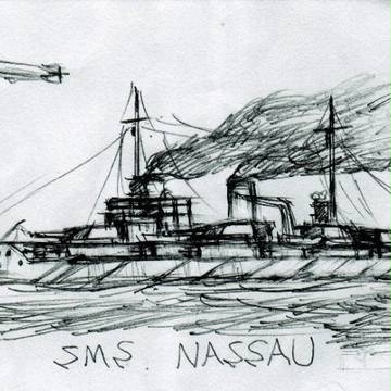 帝政ドイツ海軍　戦艦ナッサウ号（のつもり）