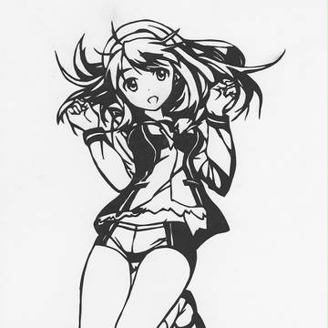 【切り絵】あおい