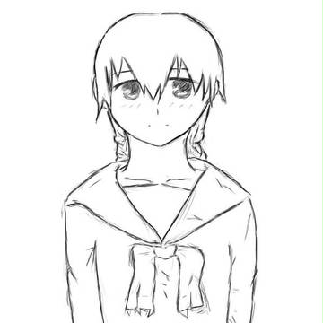 艦隊これくしょんの艦娘のラフ
