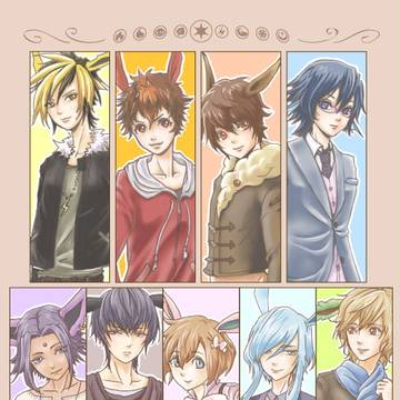 ブイズ♂擬人化