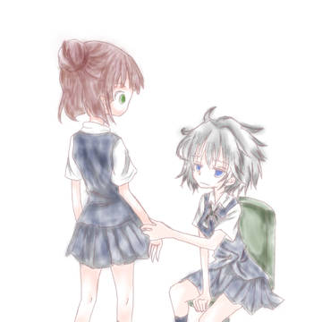シロ「おんぶ。。。」