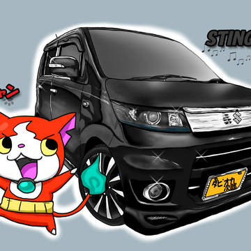 愛車とジバニャン