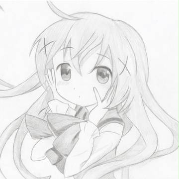 ご注文はうさぎですか？チノ描いてみた