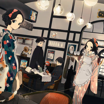 カフェーの朝