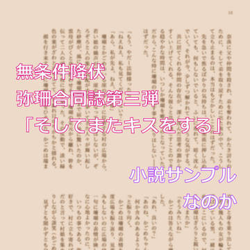 【SCC23】弥珊合同誌サンプル（なのか）|文字オンリー