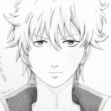 銀魂から坂田銀時を描いてみた