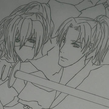 土井先生と利吉君