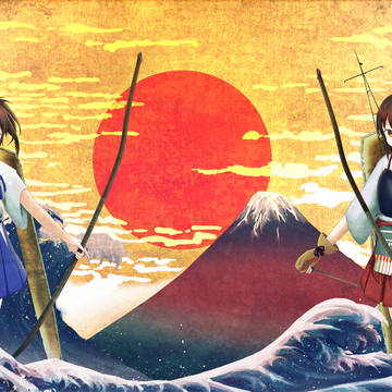 アカ富士