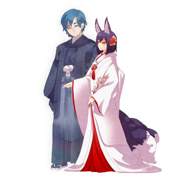 【狐嫁入】楓・実篤【行列】