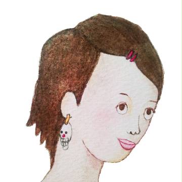 a pierced girl