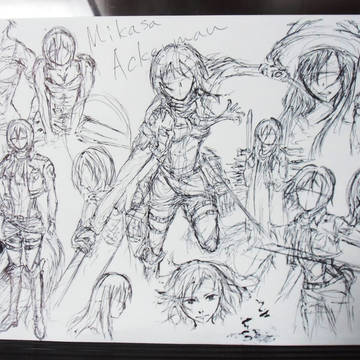 ミカサいろいろ 【模写２】