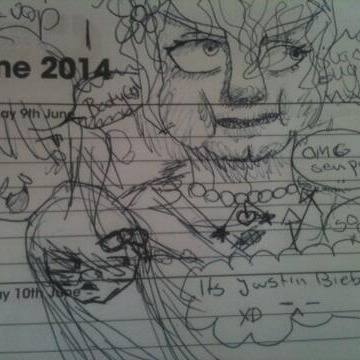 If I doodle in class………………….