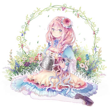 花と少女